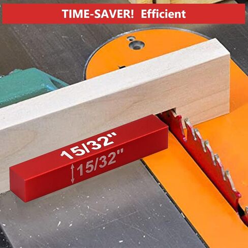 15Pcs Setup Blocks Woodworking Tools Precision Height Thickness Gauge Accessories Durable Measuring Blocks for Router and Table Saw Woodworking (Blue) in Kuwait