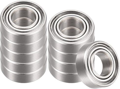 2pcs SMR104ZZ Ball Bearing-[4x10x4mm] Double Shielded for Printers Motors Gearboxes, Stainless Steel, ABEC1 in Kuwait