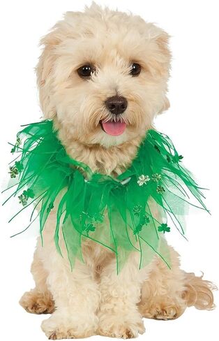 St. Patrick's Day Fancy Collar Dog Costume, Medium/Large, Multicolor , Small/Medium in Saudi Arabia
