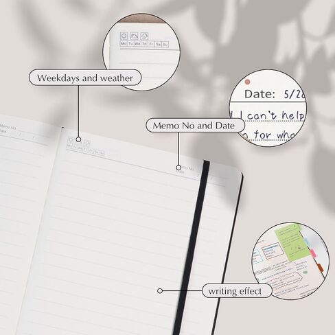 Notebook for Work, B5 300 Pages Writing Journal for Women Men, Hard Cover Notebook Journals for Writing Work Office (Green) in Saudi Arabia