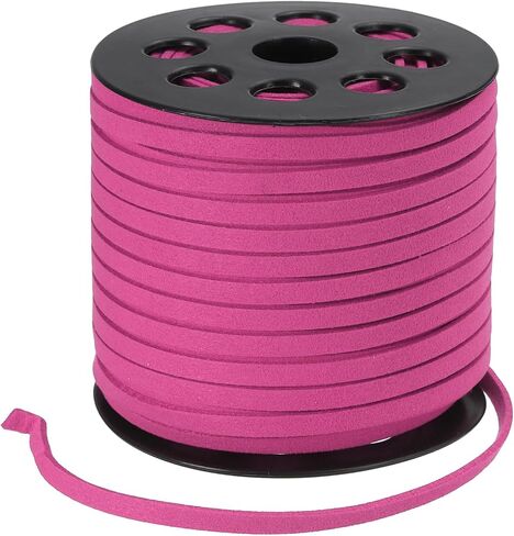 PATIKIL 50 Yards x 2.6mm Faux Suede Leather Cord, Leather Lace String for Bracelet Necklace Beading Making DIY Crafts, Grass Green in Saudi Arabia