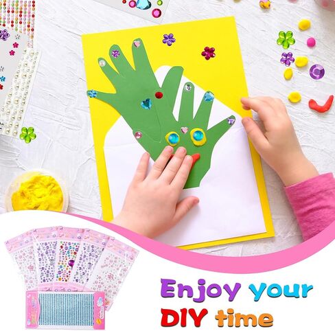 3900pcs ملصقات الأحجار الكريمة ، ملصقات راينستون لاصق ذاتي ، ملصقات جوهرة بلينج أكريليك للحرف اليدوية ، عصا على الأحجار الكريمة لمكياج GEMS أشكال متنوعة DIY in Kuwait
