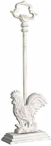 Door Stoppers for Bottom of Door with Handle - 5.3 Lbs Heavy Duty Floor Decorative Door Stop Wedge- Distressed White Cast Iron Doorstop - 16" H Tall in Saudi Arabia