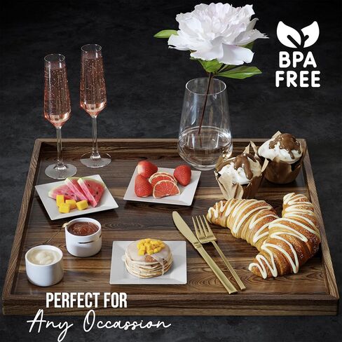 Exquisite Disposable Appetizer Plates - 120 Pack 6.5 In. x 6.5 In. White Plastic Dessert Plates - Elegant Design for Weddings, Birthdays, and Formal Parties - Stackable and Convenient - BPA Free in Kuwait