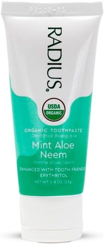 RADIUS USDA Organic Toothpaste 3oz Non Toxic Chemical-Free Gluten-Free Designed to Improve Gum Health & Prevent Cavity - Clove Cardamom - Pack of 3 in Kuwait