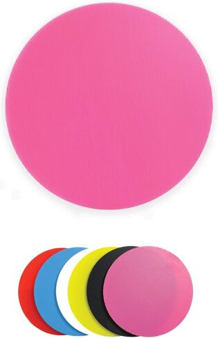 10 Pack Round Cake Boards 6 inch, 8 inch or 10 inch Multiple Colors, Reusable Corrugated Plastic (White, 10) in Kuwait