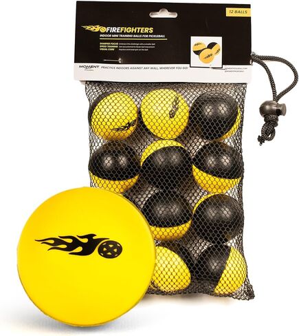 Moment Pickleblasters | Mini Pickleball Practice Balls - Ideal for Indoor and Outdoor Training, Includes 12 Lightweight Mini-Training Balls in Saudi Arabia