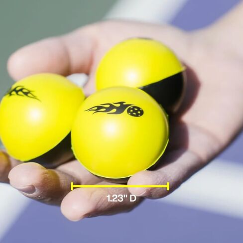 Moment Pickleblasters | Mini Pickleball Practice Balls - Ideal for Indoor and Outdoor Training, Includes 12 Lightweight Mini-Training Balls in Saudi Arabia