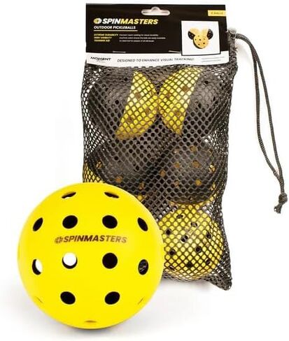 Moment Pickleblasters | Mini Pickleball Practice Balls - Ideal for Indoor and Outdoor Training, Includes 12 Lightweight Mini-Training Balls in Saudi Arabia