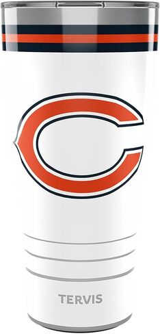 Tervis Traveler NFL New England Patriots - Arctic Triple Walled Tumbler Cup Cup Cups Parks Barch and Hot ، 20 oz ، Stainly Steel in Saudi Arabia