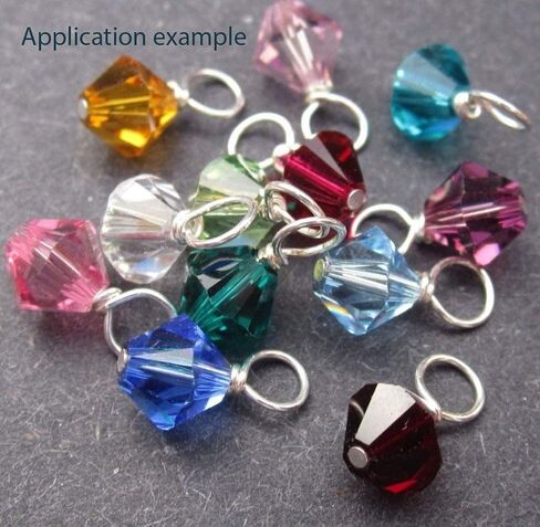 2 Sets Adabele Birthstone Loose Beads 8mm Austrian Round Crystal (24pcs) for Earrings Bracelet Necklace Jewelry Craft Making BB3 in Saudi Arabia