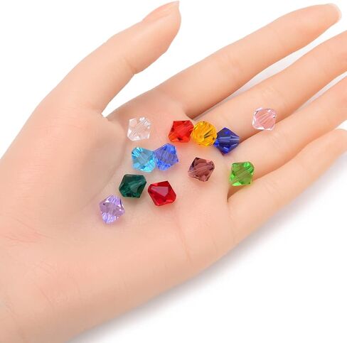 2 Sets Adabele Birthstone Loose Beads 8mm Austrian Round Crystal (24pcs) for Earrings Bracelet Necklace Jewelry Craft Making BB3 in Saudi Arabia