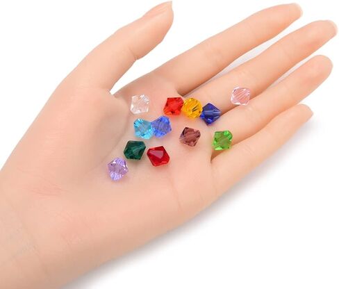 2 Sets Adabele Birthstone Loose Beads 8mm Austrian Round Crystal (24pcs) for Earrings Bracelet Necklace Jewelry Craft Making BB3 in Saudi Arabia