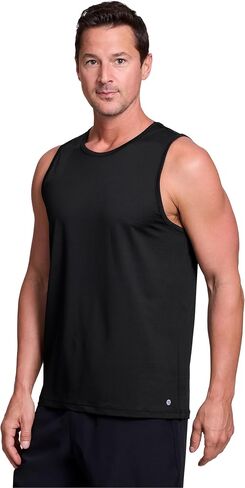 RBX Active Men's Lightweight Quick Dry Performance Sleeveless Muscle Tee in Saudi Arabia