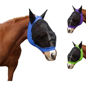 Derby Originals Mask Lycra Fly Mask مع 1 سنة ضمان عيون وآذان