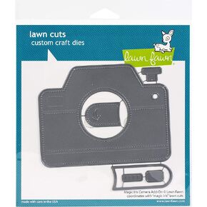 LAWN FAWN Lawn Cuts Custom Craft Die-Magic Iris Camera Add-On, White