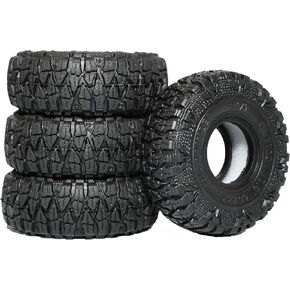 1.0 بوصة إطارات ناعمة لزجة لـ SCX24 TRX-4M 1/18 1/24 ترقيات العجلات ، اللزوجة العالية