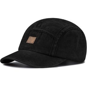 Clakllie 5 لوحة قبعة قبعة بيسبول صغيرة مغسولة حافة مسطحة الهيب هوب قبعة عادية Snapback قبعة مخيم نمط أبي السائق مجلس القبعات