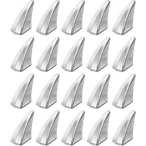 Harfington 20set Cat Claw Spikes 17 × 12 مم برغي المسمار برغي النتائج التي نتائج كراوة جلدية مع أزرار برغي للمعاد