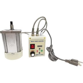 intbuying 110v محرك servo محرك servo 5000 دورة في الدقيقة محرك servo وسائق وحدة تحكم 1500W مخرطة المحرك بدون فرش لخياطة الخشب DIY