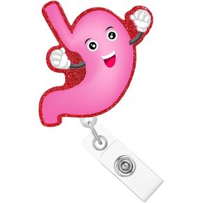 Cute Dental Badge Reel Retractable Clip Tooth Dental Student Dental Hygienist Must Haves Funny Nurse Nursing RN CNA ID Badge Holder Clip Medical Acrylic Name Badge Clip Accessories