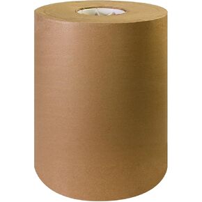 BOX USA Kraft Brown Paper Roll, 40#, 12"x 900', 100% Recycled Paper, Ideal for Shipping, Packing, Moving, Gift Wrapping, Craft, Dunnage and Parcel