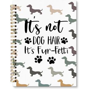 Dachshund Gifts Notebtor Journal ، Weiner Dog Doxie Gifts for Women Men ، Funny ، إنه ليس شعرًا ، فورًا فورًا لمجلة التكل