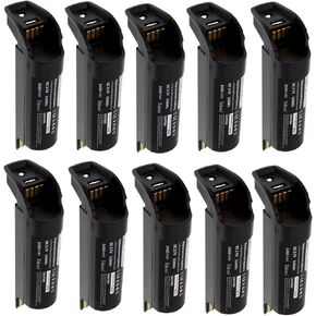 (10pcs) Youejoeq BT-000317-01 Battery Replacement for Zebra DS22 DS2278 Series Barcode Scanners BT-000317-01 BTRY-DS22EAB0E-00 3.7V 2450mAh