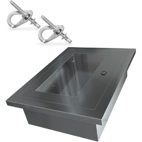 Aluminium Cabinet for Fire Escape Ladder | Universal Access Box for Fire Ladder 3 Story | Indoor Outdoor | Mounting Hadware incl | Wall Mountable Storage Fire Safety Ladders | 16.5 * 13.5 * 6 inch
