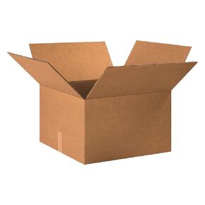 صناديق سريعة عبوة الأعمال الصغيرة ، مربع الشحن 18 "L x 12" W × 6 "H Bulk | من الورق المقوى ، الهدية ، التخزين ، الصناديق المموجة الكبيرة ، 20x20x12 202012