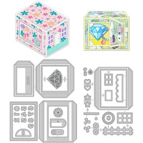 Chinese Building Cutting Dies, Carbon Steel Die Cuts Stencils Tower Pagoda and Temple Embossing Scrapbooking Template for Card Making Greeting Invitation Photo Album Gift Decor in Saudi Arabia