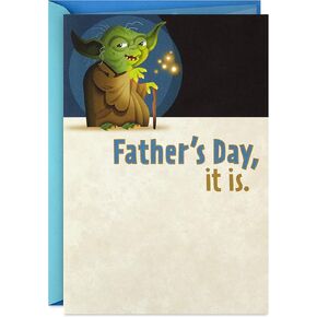 Hallmark Star Wars Father's Day Card (Yoda, Celebrate You, We Must), May the 4th
