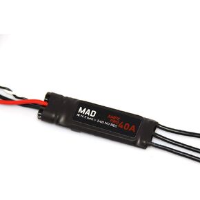AMPX 40A Pro ESC (2-6S) -مكونات مجنونة (64.3x19.6x8.9 مم) W/O BEC ل Quadcopter Drone RC RIC