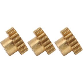 RC Motor Gear ، 20t M0.6 Copper RC Motor Pinion Gear Metal for 1/12 1/16 RC Cars for 370 380 390 Motors 3pcs