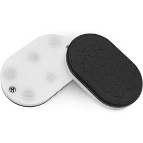 منزلق ميكانيكي ميرميد ميكانيكي ، لعبة EDC Toy ، وحدة الموضع اللانهائية ، Teflon EDC Slider Super Supmy (Black)