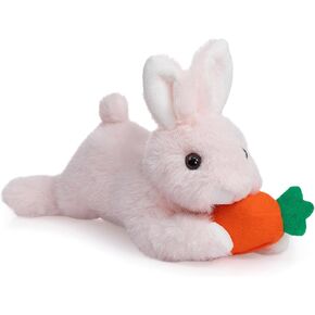 HollyHOME Bunny Stuffed Animal, Bunny Plush Toy, Easter Carrot Rabbit Plush Easter Gift Birthday for Kids Baby Girls 10 inch Rainbow