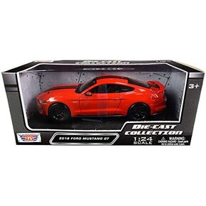 Motor Max 2018 Ford Mustang GT, Red 79352RDBK - 1/24 Scale Diecast Model Toy Car