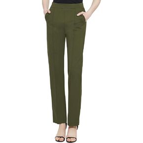 Urban CoCo Women's Yoga Dress Pants Stretchy Casual Slacks Straight Leg Work Pants with Pockets