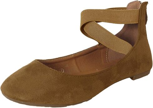 حذاء نسائي من Anna Dana مغلق عند الأصابع وشريط للكاحل in Kuwait