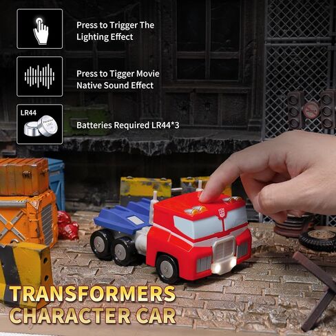 YOLOPARK Transformer Toys Optimus Prime Toy Car，4.72 Inch No Converting Transformers Rescue Bots Cars,Friction Powered Cars Gifts for Toddler Boys and Girls Age 3 4 5 6 7 8 Year 0ld in Saudi Arabia
