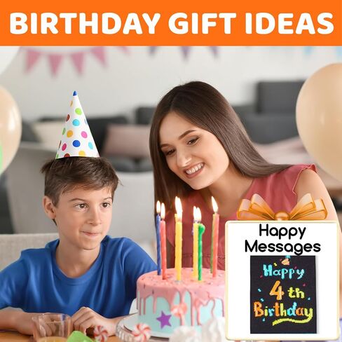 HAPPYPOP 7th Birthday Gifts Socks Ideas - Seven Year Old Gifts for Kids in Birthday Gift Box, Presents for 7 Year Olds with Greeting Card, Gifts for Boys Girls Age 7 in Saudi Arabia
