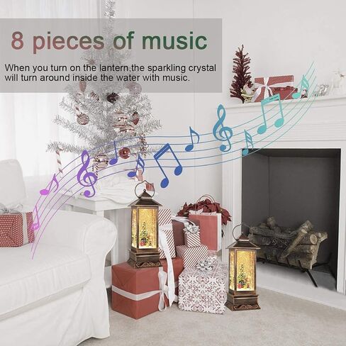 Christmas Decorative Lantern Christmas Decorations Indoor Flickering Candle Lantern, Decorative Christmas Tree Small Hanging Lantern Table Holiday Party Indoor Outdoor Decor in Saudi Arabia