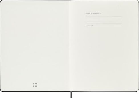 Moleskine 12 Month 2025 PRO Smart Weekly Vertical Planner, Hard Cover, XL (7.5" x 9.5") Black - Compatible with Moleskine Pen+ (Sold Separately) & App in Kuwait