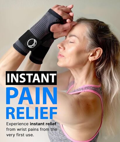 Wrist Brace - Wrist Support, Best Carpal Tunnel Wrist Brace, Wrist Compression Sleeve, Left Hand Carpal Tunnel Brace, Tendonitis Wrist Brace, Hand Brace Carpal Tunnel, Wrist Wraps for Women in Kuwait