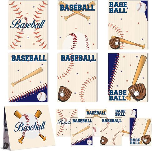 6 Pcs Softball Themed Sticky Notes, Softball Gifts for Daughter Grandaughter Teens Softball Lover, Softball Accessories Stuff, Softball Party Favors, 3.9 in x 3.15 in to Do List Notepad 180 Pages in Saudi Arabia