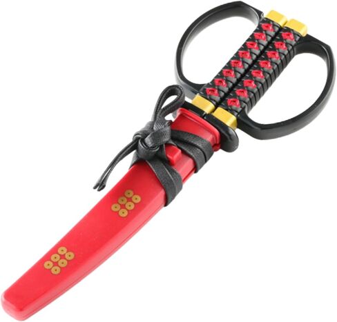 Samurai Sword Scissors, Katana-Inspired with Display Stand - Made in Japan (Black) in Saudi Arabia