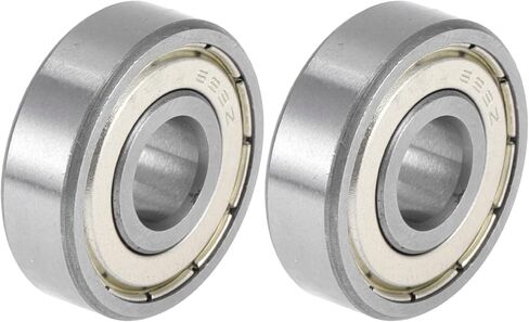 ACROPIX 629ZZ Deep Groove Ball Bearings Lubricated Bearings Double Metal Seal 9x26x8mm Silver Tone in Saudi Arabia