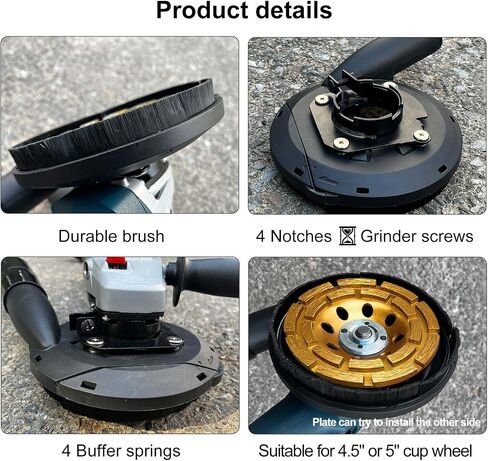 2 Pcs Diamond Concrete Grinding Wheel 4 1/2 inch, Angle Grinder Cup Wheels for Polishing and Cleaning Stone Concrete Surface, Granite, Cement, Marble, Rock, Thinset Removing in Saudi Arabia