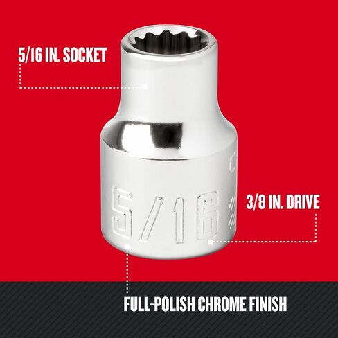 CRAFTSMAN 3/8 Drive Metric 12 Point Standard Socket (CMMT44302) in Kuwait