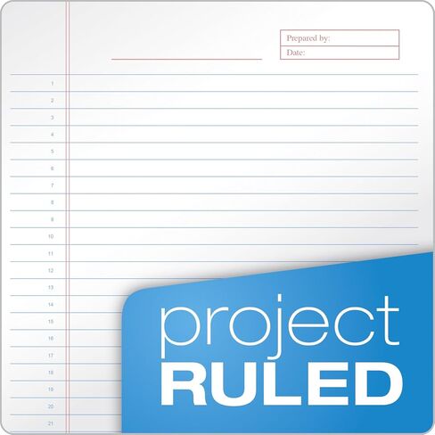 Tops Docket Gold Project Planner ، 8-1/2 "× 11-3/4" ، حدود الأسلاك العلوية ، قاعدة المشروع ، غطاء بولي ، 70 ورقة (99710)-أبيض (حزمة 2) in Kuwait